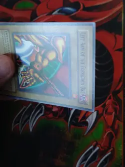 Left Arm of the Forbidden One - DB1-EN138 - Common - Unlimited Edition Yugioh LP - Image 2