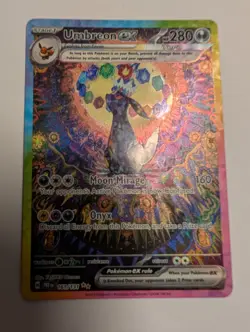 Pokemon TCG Umbreon ex 161/131 Sv: Prismatic Evolutions SIR 280HP Stage 1 Holo - Image 1