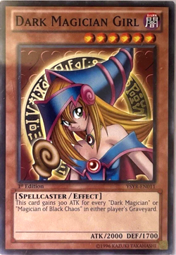 Dark Magician Girl YSYR-EN011 Common 1st Edition YuGiOh TCG Card - Image 1