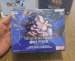 One Piece TCG OP-14 The Azure Sea's Seven Booster Box SEALED ENGLISH Clean - Image 1