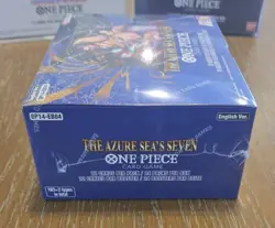 One Piece TCG OP-14 The Azure Sea's Seven Booster Box SEALED ENGLISH Clean - Image 3