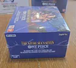 One Piece TCG OP-14 The Azure Sea's Seven Booster Box SEALED ENGLISH Clean - Image 5
