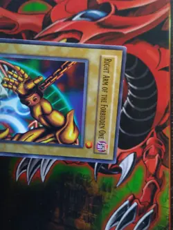 Right Arm of the Forbidden One - DB1-EN137 - Common Unlimited Edition Yugioh LP - Image 2