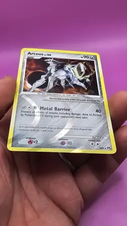 Pokemon Arceus Lv. 100 AR9 Platinum Holo Rare Pokemon Card TCG | NM - Image 5