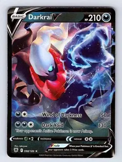 Darkrai V 098/189 Astral Radiance Ultra Rare NM Pokemon TCG - Image 1
