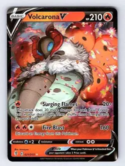 Volcarona V 021/203 Evolving Skies Ultra Rare NM Pokemon TCG - Image 1