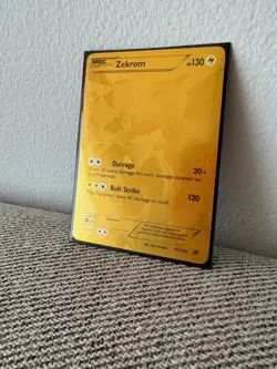 Pokemon TCG BW Legendary Treasures Zekrom Secret Rare 115/113 - Image 1