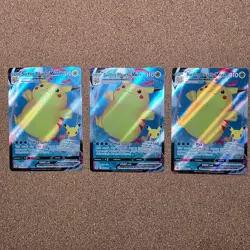 #3-5 3x Surfing Pikachu 9/25 VMAX Pokemon TCG Celebrations Holo Ultra Rare *CZ - Image 1
