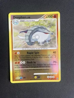 Pokemon TCG Donphan Secret Wonders 48/132 Reverse Holo Uncommon LP - Image 1