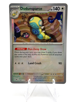 Pokemon Dudunsparce Master Ball Pattern Rare Prismatic Evolutions 080/131 - Image 1