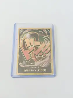 Sir Crocodile DON!! Gold Foil - One Piece Japanese The Best PRB-01 - NM - Image 3