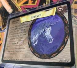 Harry Potter TCG Base Set Trading Cards Unicorn 20/116 - Holo Rare - Image 2