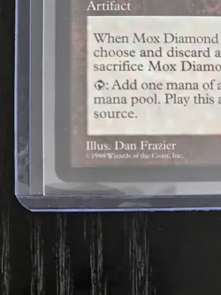 Reserved List Magic Card MTG - Mox Diamond Stronghold NM Authentic Rare Original - Image 3