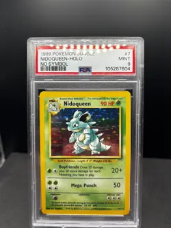 7 Card Lot / PSA 9 Jungle No Symbol Error Cards / Scyther - Pinsir - Etc. - Image 3