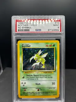 7 Card Lot / PSA 9 Jungle No Symbol Error Cards / Scyther - Pinsir - Etc. - Image 4
