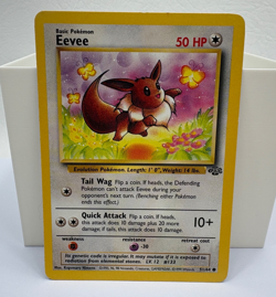 Eevee 51/64 Jungle Set Non Holo Foil Pokemon 1999 Vintage Card - Image 1