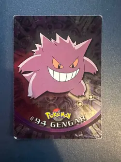 Pokemon Topps Gengar Holo Card #94 MP - Image 1