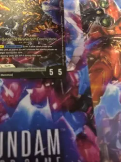 Unicorn Gundam 02 Banshee Norn Destroy Mode GD04-065 LR NM Gundam Card Game - Image 5