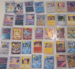 Pokemon TCG 40 Card Mixed Lot Gengar, Clefable, Pikachu, Jolteon, Mew EX V Foil - Image 1