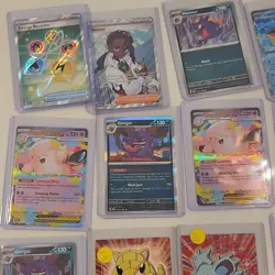 Pokemon TCG 40 Card Mixed Lot Gengar, Clefable, Pikachu, Jolteon, Mew EX V Foil - Image 5
