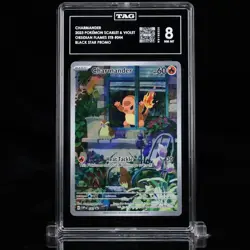 TAG 8 Charmander #44 FULL ART PROMO - 2023 Pokemon Obsidian Flames Not PSA - Image 1