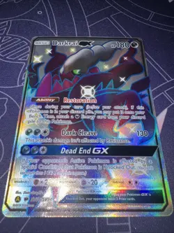 Pokemon Darkrai GX TCG Full Art LP SV70/SV94 Hidden Fates Shiny Vault NM/Mint - Image 2