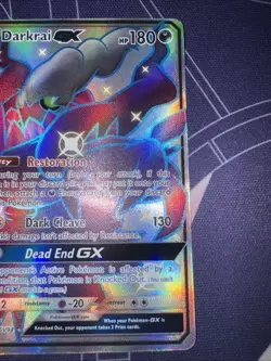 Pokemon Darkrai GX TCG Full Art LP SV70/SV94 Hidden Fates Shiny Vault NM/Mint - Image 3