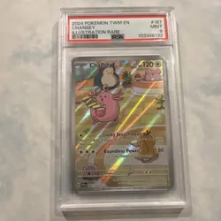 The Pokemon Company 2024 Pokemon Twilight Masquerade Chansey 187/167 PSA 9 - Image 1
