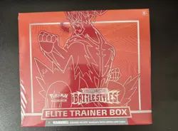 NEW & SEALED SW&SH BATTLE STYLES ELITE TRAINER BOX ETB RED POKEMON TCG - Image 1