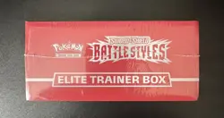 NEW & SEALED SW&SH BATTLE STYLES ELITE TRAINER BOX ETB RED POKEMON TCG - Image 3