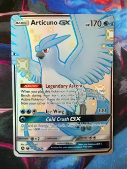 Pokemon TCG Articuno GX SV54/SV94 Hidden Fates Shiny Vault NM Condition 2019 - Image 1