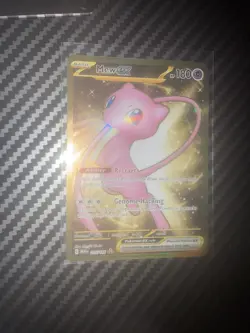 Pokemon Mew EX Gold Card 205/165 - Scarlet & Violet 151 - Image 1