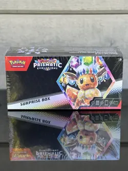 Pokemon Prismatic Evolutions Surprise Box New Sealed **In Hand** - Image 1