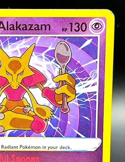 Radiant Alakazam Silver Tempest Ultra Rare Pokemon TCG 059/195 Sword & Shield - Image 4