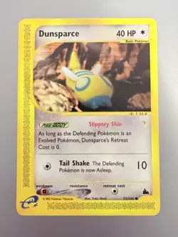 2003 Pokemon Dunsparce Skyridge #53/144 Common | Never Played | Yuka Morii Art | - Image 1