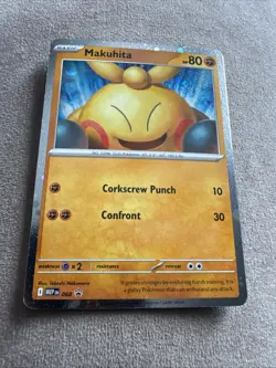 Pokemon TCG Makuhita Black Star Promo MEP 068 NM Card Cosmos - Image 2