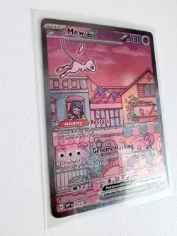 Pokemon 151 Mew EX Full Art UPC Promo SVP Black Star 053 NM / LP - Image 3
