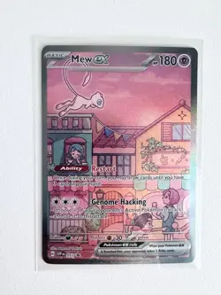 Pokemon 151 Mew EX Full Art UPC Promo SVP Black Star 053 NM / LP - Image 5