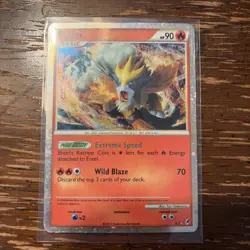 Entei Shiny Holo SL3 Rare Pokemon TCG Call of Legends MP - Image 1