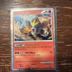 Entei Shiny Holo SL3 Rare Pokemon TCG Call of Legends MP - Image 2