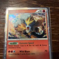 Entei Shiny Holo SL3 Rare Pokemon TCG Call of Legends MP - Image 3
