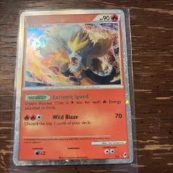 Entei Shiny Holo SL3 Rare Pokemon TCG Call of Legends MP - Image 4