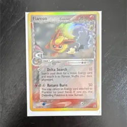 Pokemon Flareon EX Delta Species 5/113 Holo Rare 2005 70 HP Pokemon TCG 6+ - Image 1