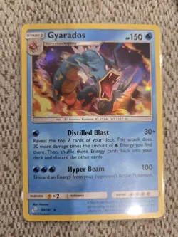 Gyarados 30/181 Holo Rare Pokemon TCG Sun & Moon: Team Up NM - Image 1