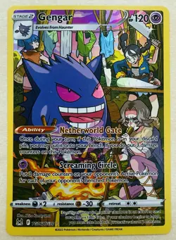 Pokemon Gengar TG06/TG30 Lost Origin Illustration Full Art Rare Holo NM/M 👻 - Image 1