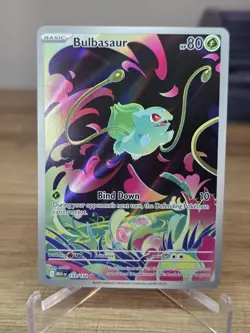 Pokemon TCG Bulbasaur 133/132 Mega Evolution Illustration Rare - Image 3