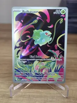 Pokemon TCG Bulbasaur 133/132 Mega Evolution Illustration Rare - Image 5