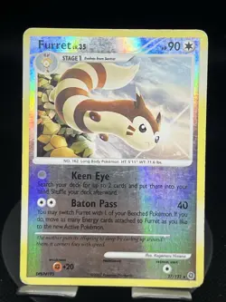 Pokemon TCG Furret 27/132 Secret Wonders Reverse Holo MP - Image 1