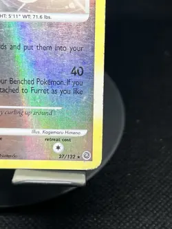 Pokemon TCG Furret 27/132 Secret Wonders Reverse Holo MP - Image 4