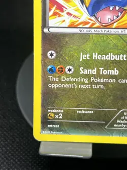 Pokemon TCG Garchomp 91/124 Dragons Exalted Reverse Holo MP - Image 4